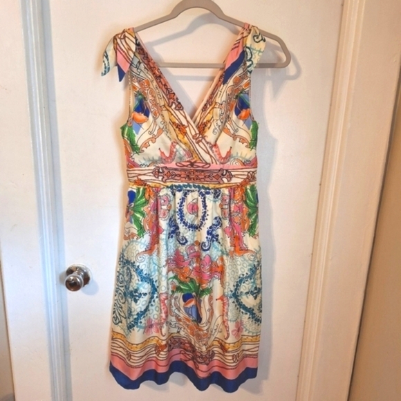 Multicolor Sleeveless Dress - Picture 1 of 8